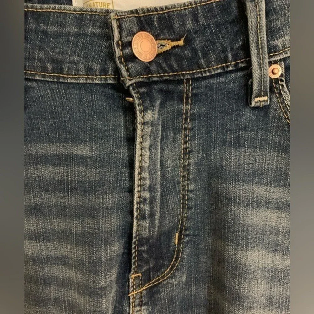 Signature by Levi Strauss Gold Mid Rise Straight Leg Denim Jeans Men 16M W33 L32